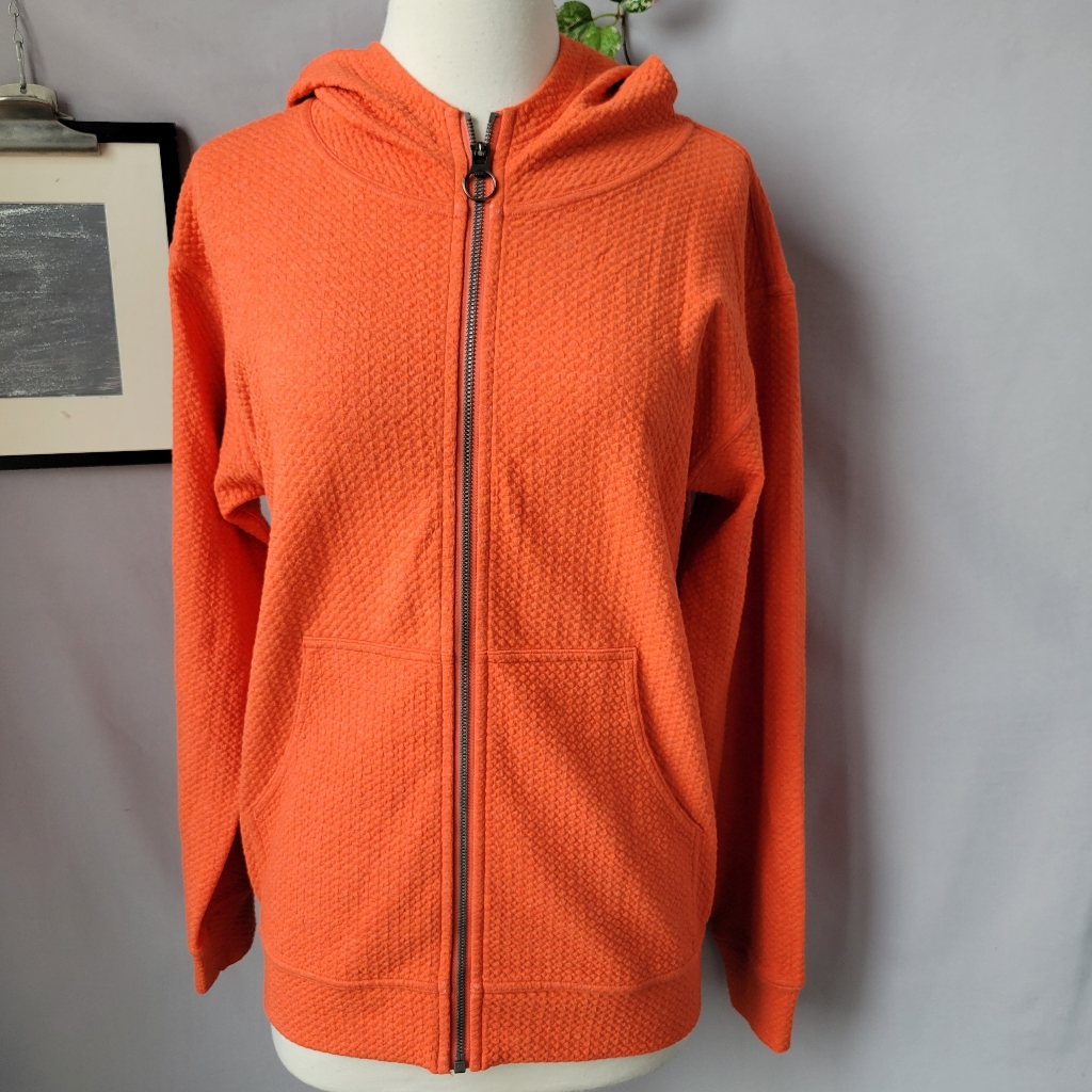 Lululemon All Yours Zip Hoodie Bubble Dot Heathered Brick White 4